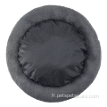 Bigne de beignet en peluche et lit pour chats